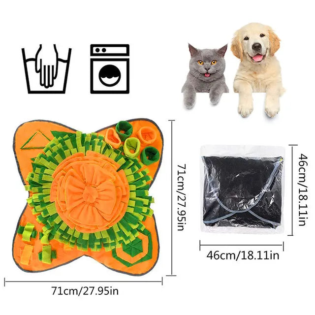 Petal Puzzler  Puppy Dogs/Cats Interactive Toy Flower Blossom Snuffle Mat