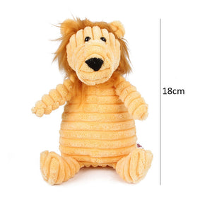 EcoFetch Biodegradable Sustainable Squeaky Animal Plush Puppy Dog Toy