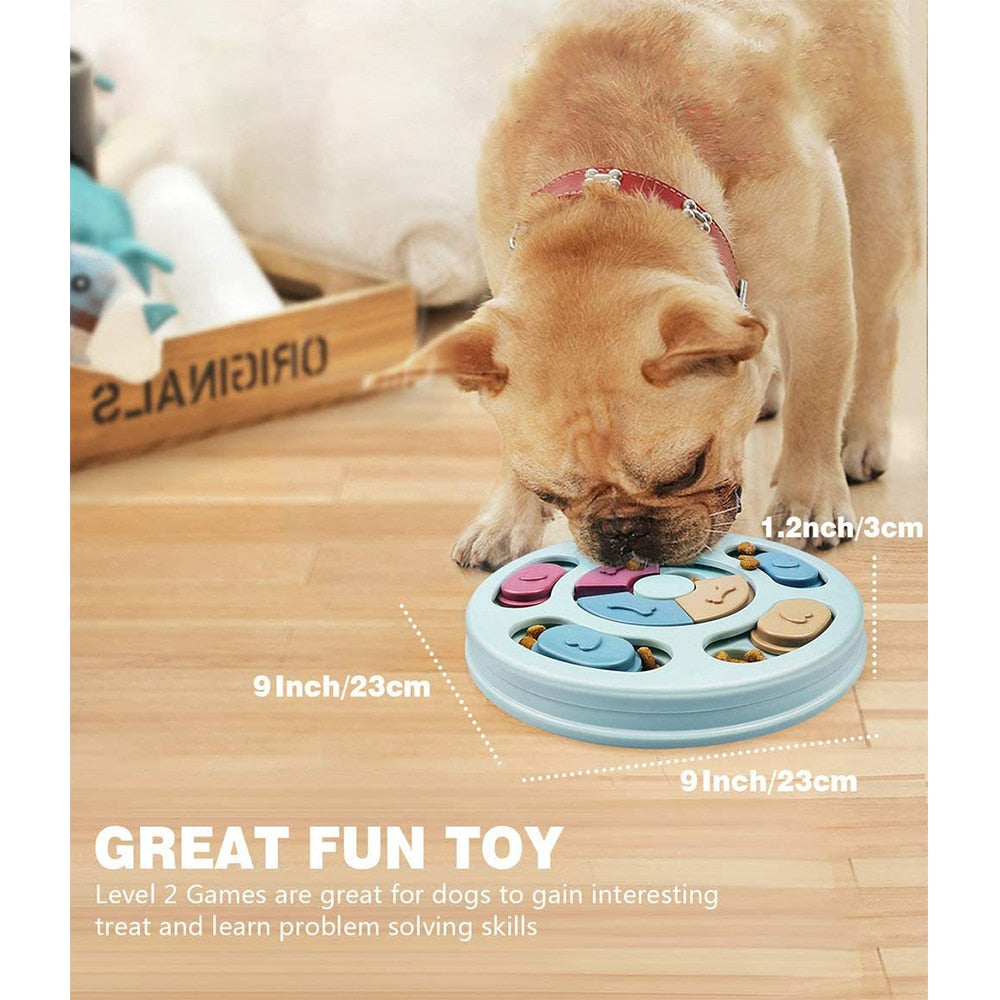 BrainyBite Puppy Dog Interactive Puzzle Chewy Treat Toys