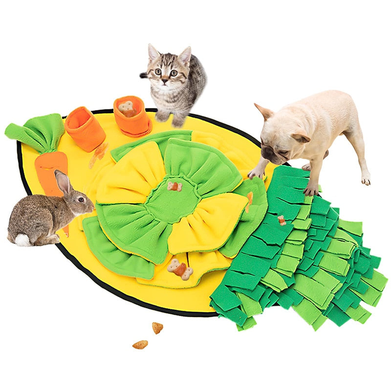 PawPrint Snuffle Haven Mat Puppy Dog Interactive Toy