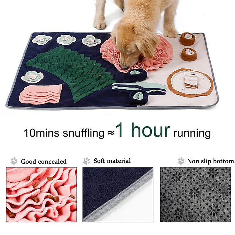 Petal Playtime Puppy Dogs/Cats Interactive Toy Snuffle Mat – Happy Paws Dog  Lounge