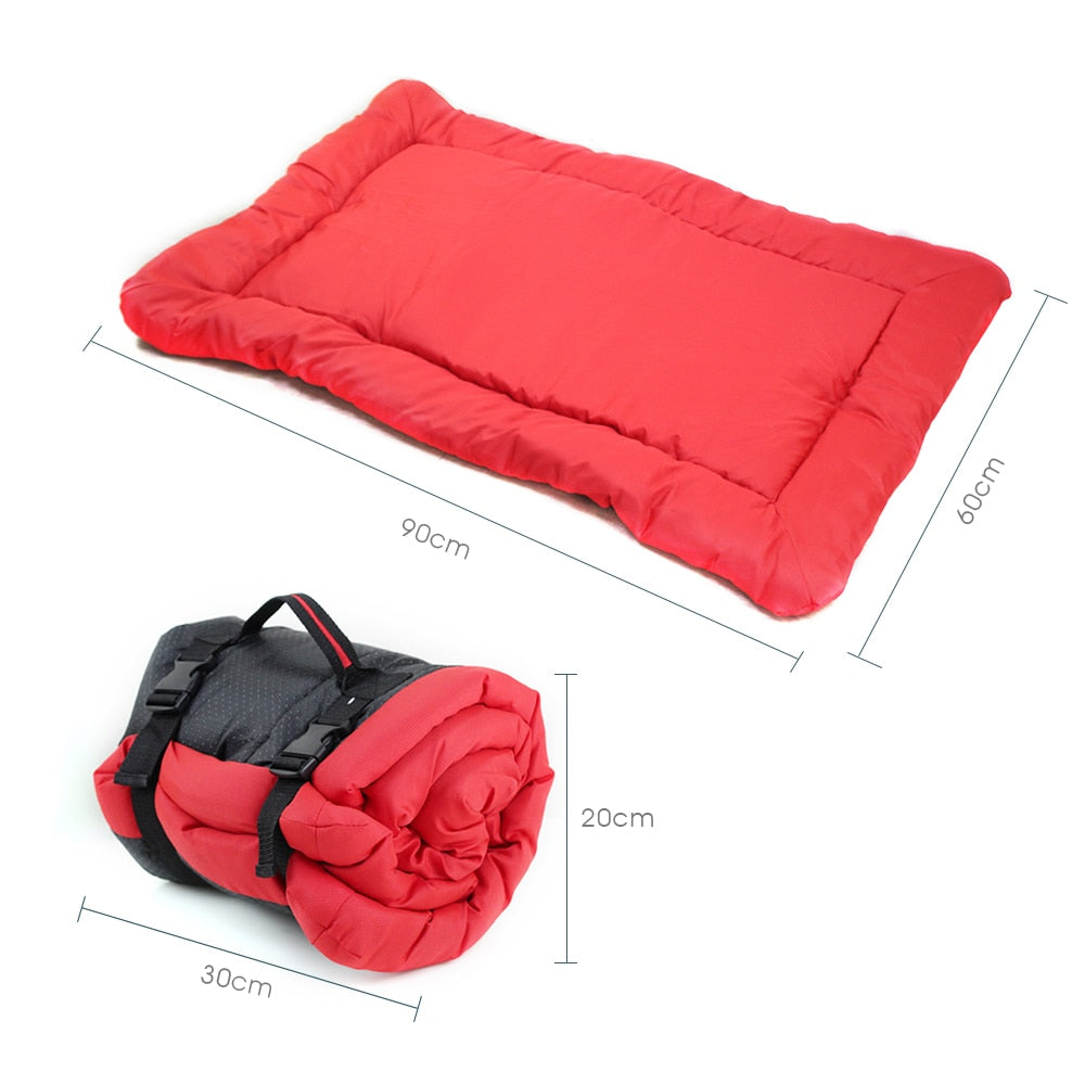 Jet-setting Pup Bed: Dog/Cat Pet Convertible Waterproof Travel Bed