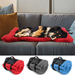 Jet-setting Pup Bed: Dog/Cat Pet Convertible Waterproof Travel Bed