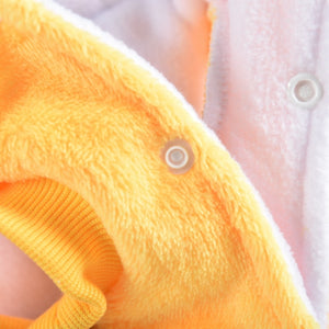 Bee Style Dog Warm Fleece Winter Jacket Halloween Cosplay Costume