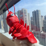 Cat Lobster Costume Pet Halloween Cosplay Dress Puppy Red Hoodie Warm Outfits Clothes Halloween Cat Costume Clothes Dress Up