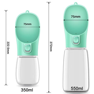 Drinking Everywhere Travel Dog Walking Easy to Use Smart Portable Water Bottle