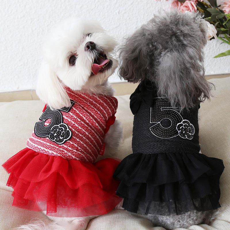 Black and White Trim Knit Cardigan – Happy Paws Dog Lounge