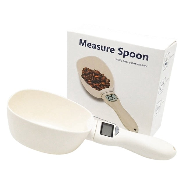 smart digital dog food measuring cup spoon